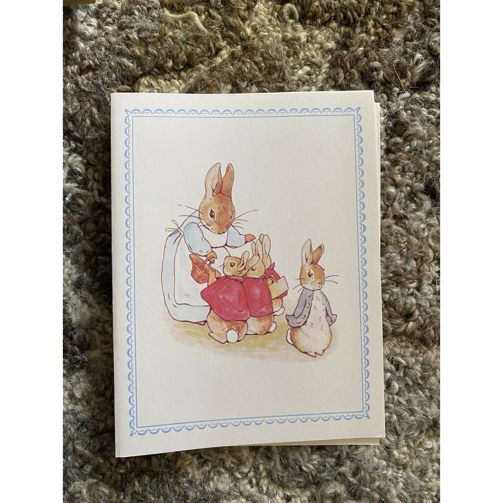Vtg Peter Rabbit Beatrix Potter Collectible Nursery Card Display NEW 1976 Easter
